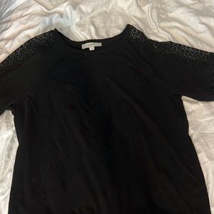 Loft laced sleeve blouse